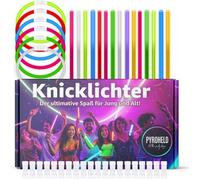 100x Bâtons lumineux - Glow Sticks - Extra lumineux & longue durée - Couleurs variées pour anniversaires, fêtes, réveillon