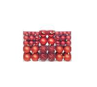 100x Boules de Noël Blanc/Gris Ornements Sapin Arbre Décor Fête Maison vidaXL