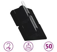 100x Cintres Antidérapants Velours Porte-vêtements Rangement Chambre vidaXL