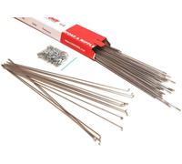 100x CN Spoke Rayons de vélo 2.0 / * mm ACIER INOXYDABLE avec embout 14mm, Longueur des rayons:252