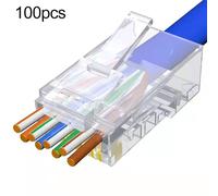 100x Connecteur Sertissage RJ45 CAT5e 8P8C RJ-45 Réseau Ethernet Cat 5e