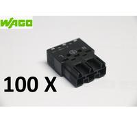 Connecteur d'alimentation série (connecteur réseau) WINSTA MIDI WAGO 770-213 mâle, droit Nombre total de pôles: 3 25 A noir 100