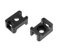 100x Embase Simple avec Collier de Serrage pour Câbles (9mm Maxi) - Lot de 100 - Lot de 100 - LIVRAISON GRATUITE!