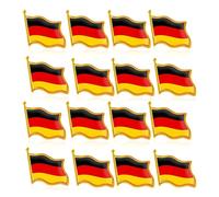 100x épingles de symbole de l ' Allemagne fabriquées à partir d ' une épinglette patriotique en métal robuste pour une tenue sur des vestes ou des sacs épinglette d ' événement sportif