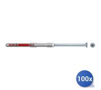100x Fischer Tassello Prolongé Duoxpand Nylon Avec Vis TSP Torx E 100 Mm Gris