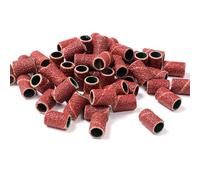 100x forets à ongles pour Machine à ongles, Sand degree 80 | 100x bandes de ponçage professionnelles, manucure des ongles, recharge de limes, tête de meulage, ceinture de