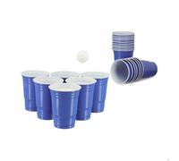 relaxdays 100 x Beer Pong gobelets bleu