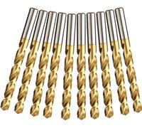 100x HSS-TIN Forets à métaux Forets hélicoïdaux pour visseuse sans fil/perceuse Ø 1 mm