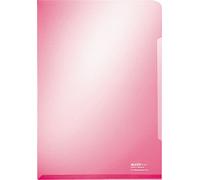 100x Leitz 4153-00-25 Pochette transparente Super Premium A4 PVC indélébile rouge