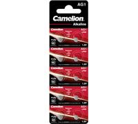 10 Piles AG1 / LR621 / 364 / 164 / LR60 Camelion Alcaline 1,5V
