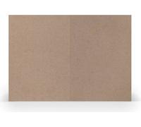 100x RÖSSLER 16407262 Papier à lettres, B6hd, 250g/m², kraft plat