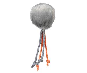 100x Trixie Boules avec rubans, peluche, menthe à chat ø 4 cm