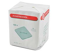 100x Unsterile Noba Compresses de Gaze Compresse Mull 8-branche, Divers. Tailles - 20 cm x 20 cm