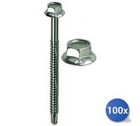 100X Vis Autoperceuse Kovervit CHROMITING&REG; Mustad Tête Avec 100