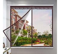 100x120cm Moustiquaire Fenêtre Magnétique,Moustiquaire Porte Fenetre Sans Percer,Rideau de Fenêtre Pour Prévenir Moustiques Et Insectes De Voler,Anti-mosquito Auto-adhésif Rideau,Lavable,Pour Fenêtres