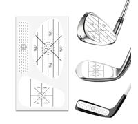 100x3 Pcs Golf Impact Tape, Entraîneur de Swing Professionnel pour Sweet Spot Analyse, Autocollant d'Auto Apprentissage pour Améliorer la Frappe de Balle, pour Bâtons de Fer, Bois, Driver, Putt