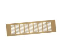 100x400mm Grille d'Aération Dorée - Grille de Ventilation en Aluminium - Grille de Meuble pour Porte, Armoire, Radiateur