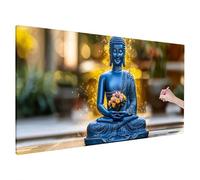 100x40cm Diamond Painting Grand Zen, Loisirs Créatifs Adultes Broderie Diamant Kit Complet, Fleur Peinture Diamant Artisanat Strass Painting pour Adultes, Tableau Decoration Murale, Cadeau, Model,D-92