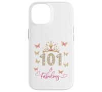 101 and Fabulous, 101 Years Old Womens, 101st Birthday Coque pour iPhone 14