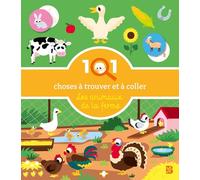 101 choses à trouver et à coller - Les animaux de la ferme