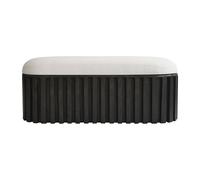 101 Copenhagen Banc Tribu lin Coffee-white chalk
