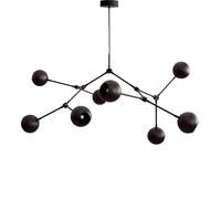 101 Copenhagen Drop Chandelier Globe Kronleuchter, Burned Black