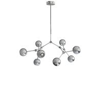 101 Copenhagen Drop Chandelier Globe Mini Kronleuchter, Chrome