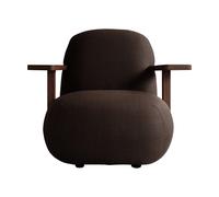 101 Copenhagen Fauteuil avec accoudoirs Toe Chair Classic brown oak-dark brown