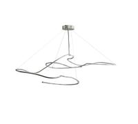 101 Copenhagen Ghost Chandelier Big Kronleuchter, Chrome (5m)