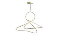 101 Copenhagen Kumo Suspension LED doré - L.95 cm Ce luminaire comporte des modules à LED prémontés de classes énergétiques A A++, A+, A