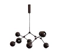 101 Copenhagen Suspension Drop Chandelier Globe mini Burned black