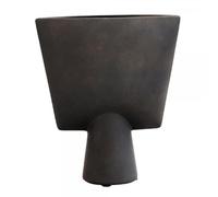 101 Copenhagen [W0724] [BR] [BR] Sphere Vase triangle, mini - Coffee - Coffee - H 22 cm x l 7,5 cm x L 20 cm