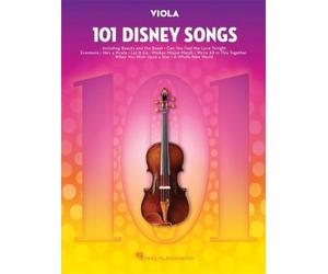 101 Disney Songs - Solo pour alto | Recueil de partitions avec 101 chansons Disney en notation musicale standard pour alto solo | Musiques des plus grands films Disney pour altistes