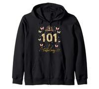 101 et Fabuleuse, 101 Ans, 101 Ans, Reine du 101e Anniversaire Sweat à Capuche