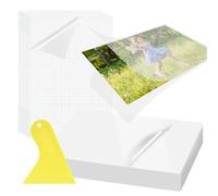 101 Pièces Feuille Plastifieuse Feuille Autocollante Transparente Papier Plastifieuse Film Transparent Autocollant Film de Plastification à Froid Film Autocollant Transparent Pour Photos