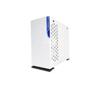 101 - Tour - ATX - panneau latéral fenêtré - pas d'alimentation (ATX12V/ PS/2) - blanc - USB/Audio