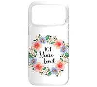 101 Years Loved 101th Birthday Floral 101 Years Loved Women Coque pour iPhone 17 Pro Max