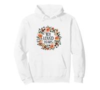 101 Years Loved 101th Birthday Funny 101 Year Old Women's Sweat à Capuche