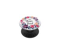 101 Years Loved Floral 101th Birthday Men Women Anniversary PopSockets PopGrip Adhésif