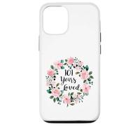 101 Years Loved Men Women 101 Years Old Cool 101st Birthday Coque pour iPhone 12/12 Pro