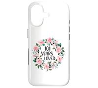 101 Years Loved Women Men 101 Years Old Cool 101st Birthday Coque pour iPhone 17