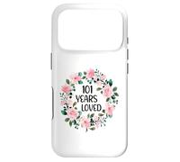 101 Years Loved Women Men 101 Years Old Cool 101st Birthday Coque pour iPhone 17 Pro