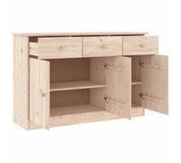 (10146)Commode - contemporain - Buffet rangement - ALTA 112x35x73 cm bois massif de pin ,poid:25 kg
