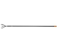 Fiskars Cultivateur Solid 1016034 – Lame en acier au carbone trempé, Manche aluminium Noir/Orange