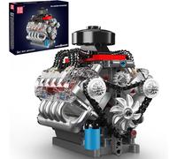 10171 Technique Supercar V8 Moteur Blocs De Construction 487 Pièces Moteur 8 Cylindres Kit De Construction Modèle Jouet Cadeau Objets De Collection Pour Garçons Et Filles