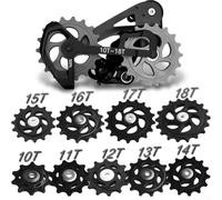 1018T Roue de dérailleur arrière avec roulements pour un mouvement précis des engrenages sur route, VTT et vélos pliants, construction légère (16T)