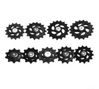 1018T Roue de dérailleur arrière de vélo avec roulements pour systèmes de vitesse sur route, pour vélos hybrides, de montagne et pliants, traitement CNC (15T)