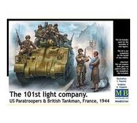 Master Box Ltd - Master Box Ltd - The 101th Light Company Us Paratroopers & British Ta