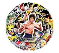 102 Autocollants Kung Fu Boxe Dieu de la Guerre, Star de Cinéma, for Bagages, téléphone Portable, Voiture, Ordinateur Portable, étanches