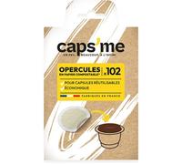 Pack 102 opercules en papier compostable Caps Me
